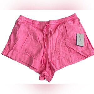 🩷NWT Universal Thread size L drawstring shorts.  Neon pink w/ pockets!